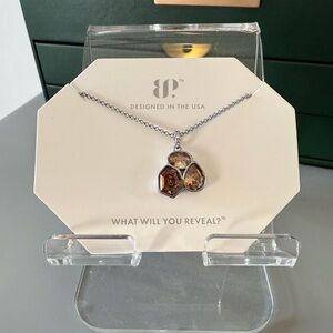 Bomb Party Hematite Topaz Tourmaline Pendant OG Necklace Scattered Gems